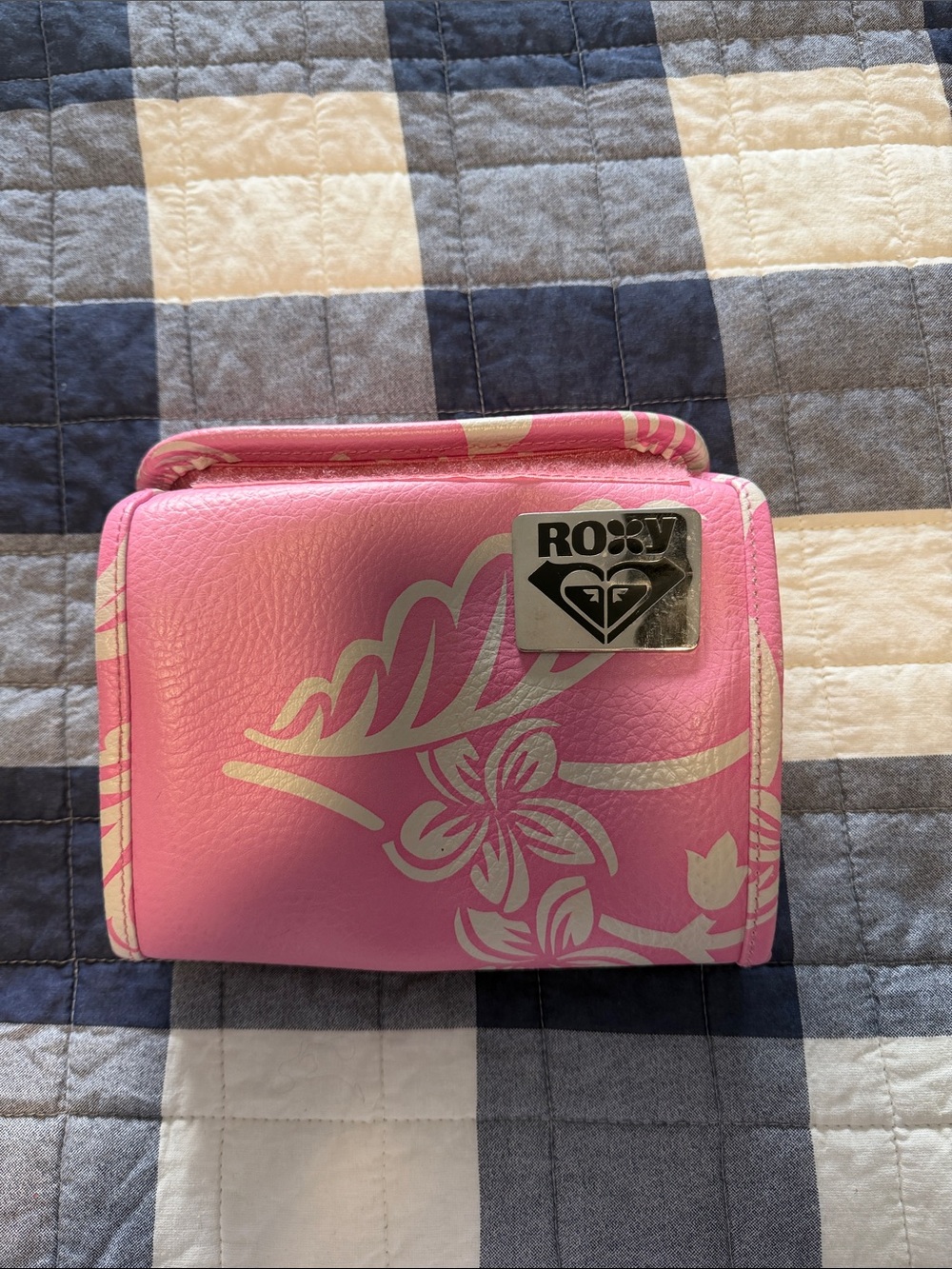 Roxy Pink Floral Jewelry Organizer